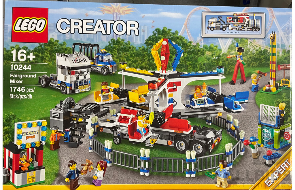 Lego Creator Expert Fairground Mixer Retired Set 10244 Unopened in Box