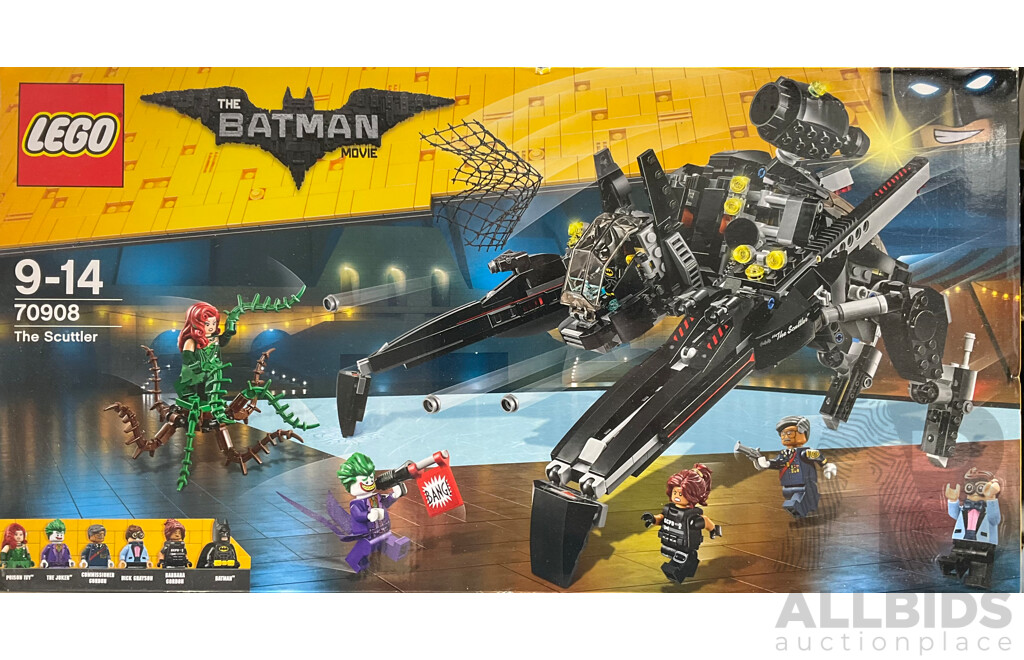 Lego the Batman Movie the Scuttler Retired Set 70908 Unopened in Box