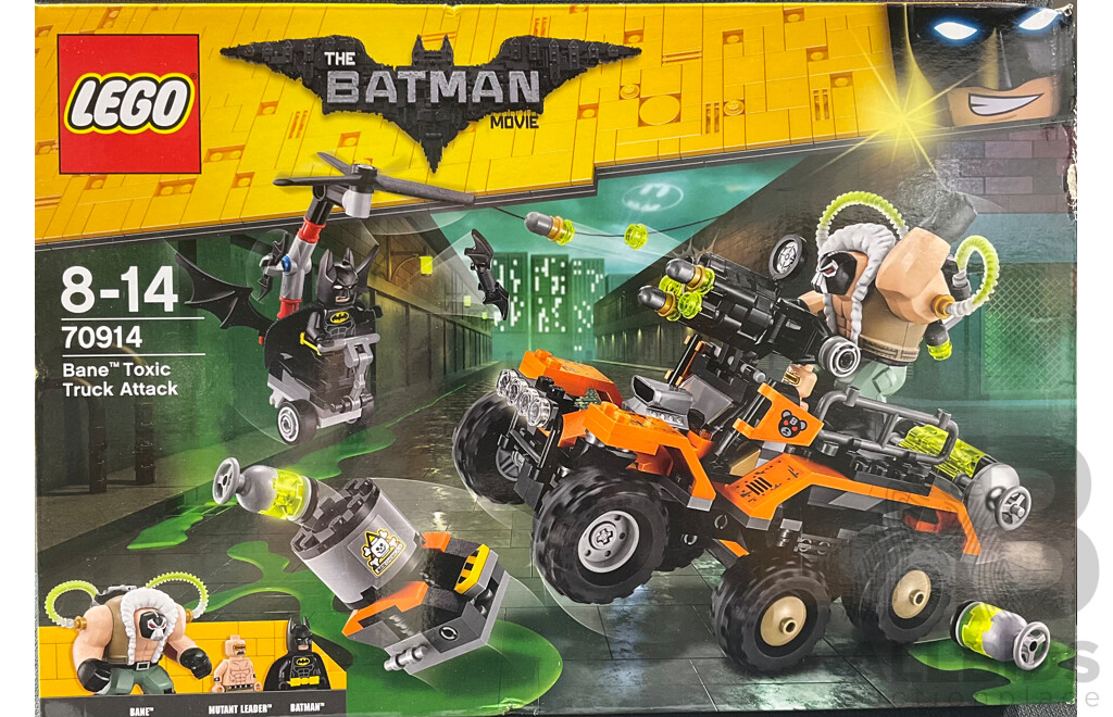Lego the Batman Movie Bane Toxic Truck Attack Retired Set 70914 Unopened in Box