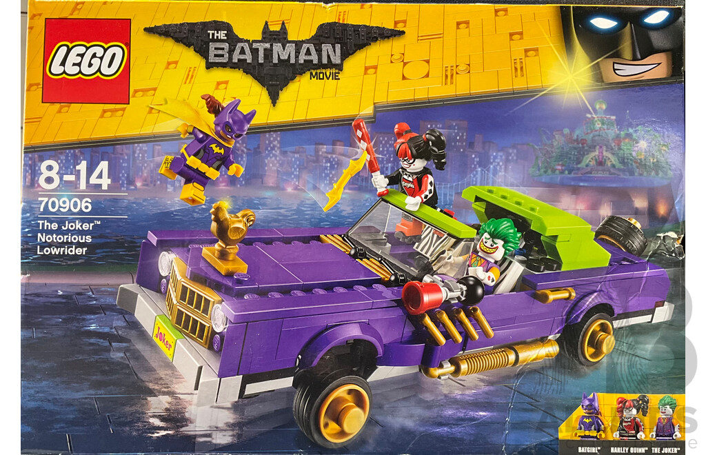 Lego the Batman Movie the Joker Notorius Lowrider Retired Set 70906 Unopened in Box