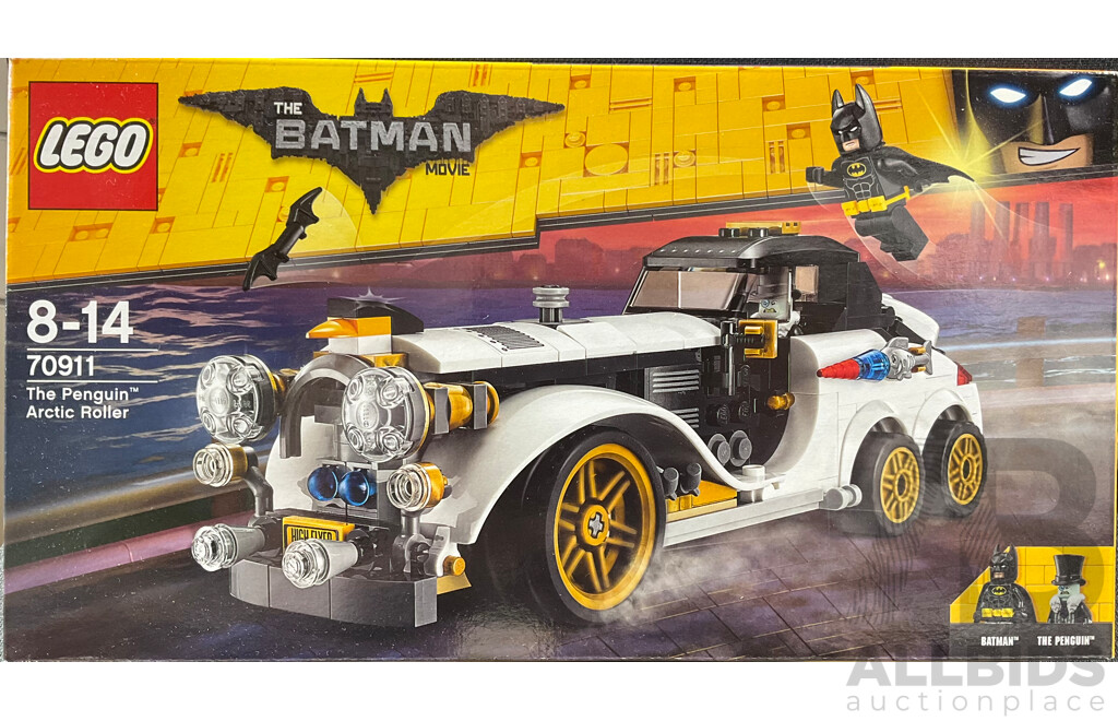 Lego the Batman Movie the Penguin Arctic Roller Retired Set 70911 Unopened in Box