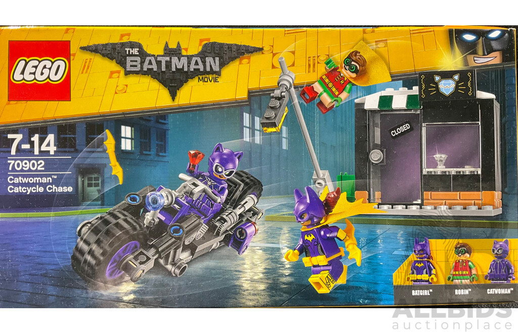 Lego the Batman Movie Catwoman Catcycle Chase Retired Set 70902 Unopened in Box