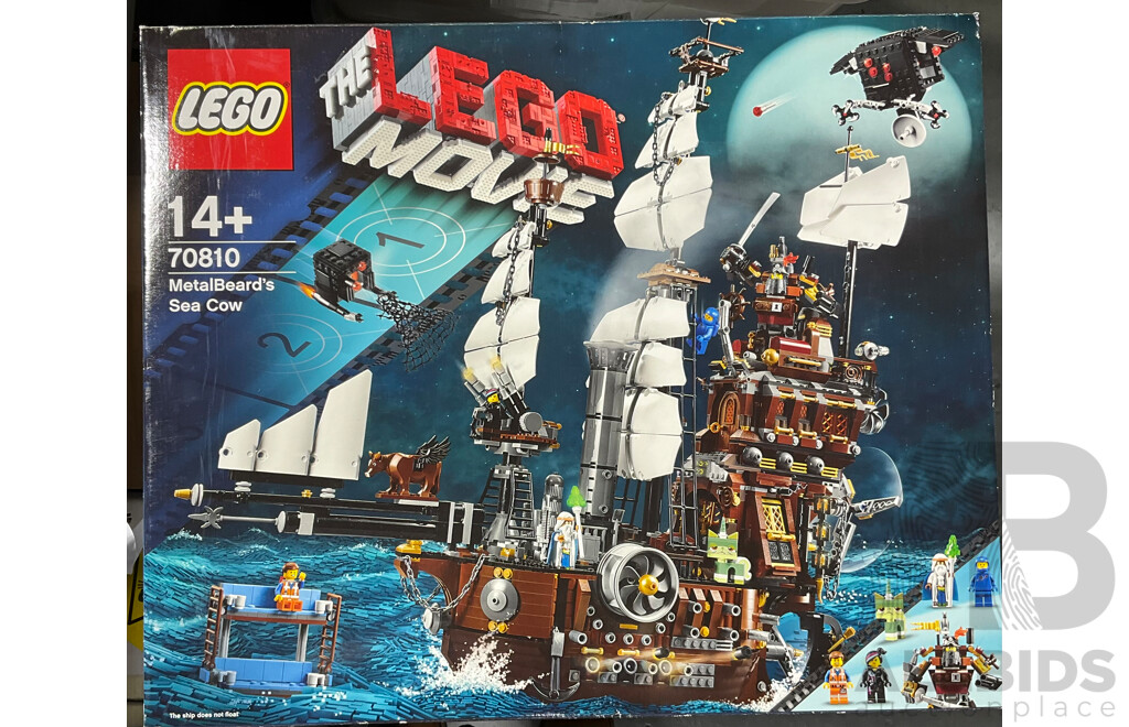 Lego the Lego Movie Metalbeards Sea Cow Retired Set 70810 Unopened in Box