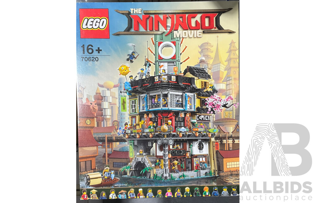 Rare Lego the Lego Ninjago Movie Retired Set 70620 Unopened in Box