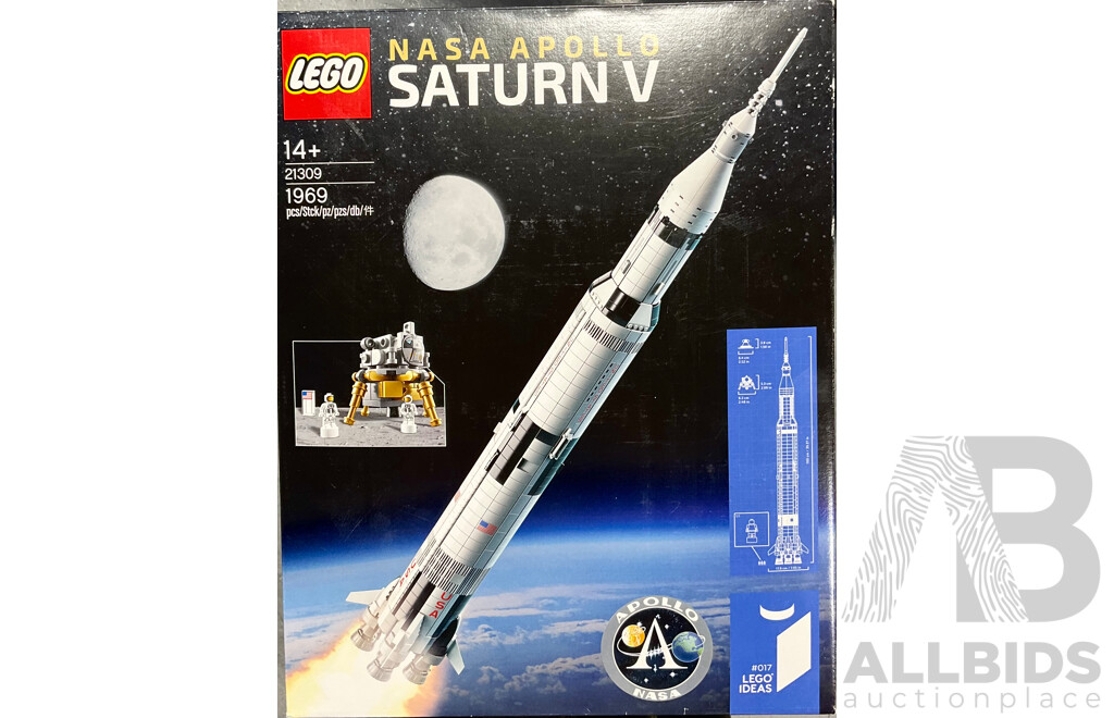 Lego NASA Apollo Saturn V Retired Set 21309 Unopened in Box