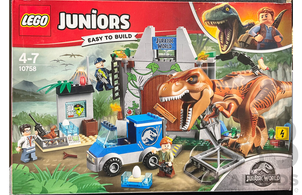 Lego Retired Juniors Jurassic World Set 10758 , Sealed in Box
