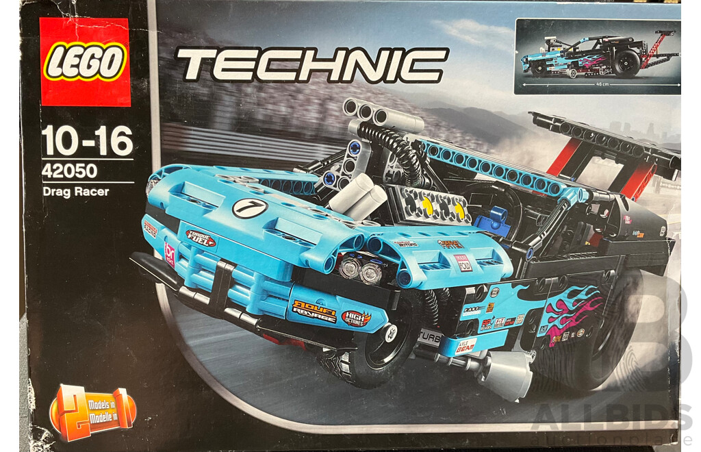 Lego Retired Technics Drag Racer Set 42050 , Sealed in Box