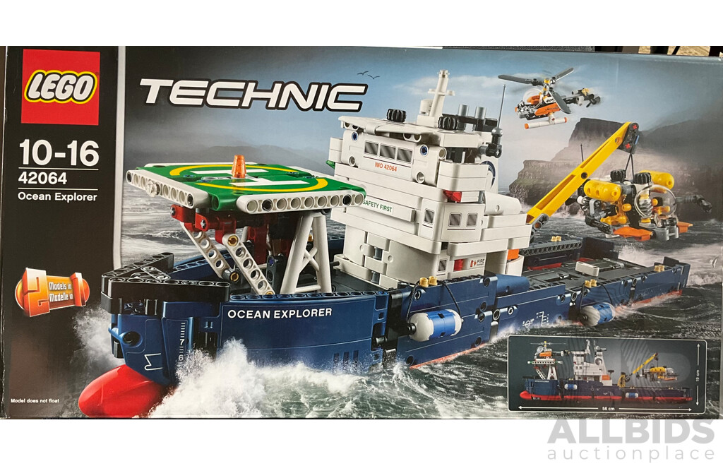 Lego Retired Technics Ocean Explorer Set 42064 , Sealed in Box