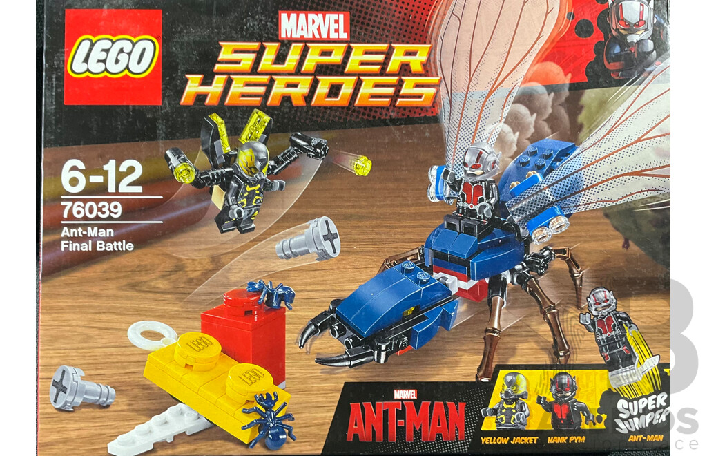 Lego Retired Marvel Superheroes Antman Final Battle Set 76039 , Sealed in Box