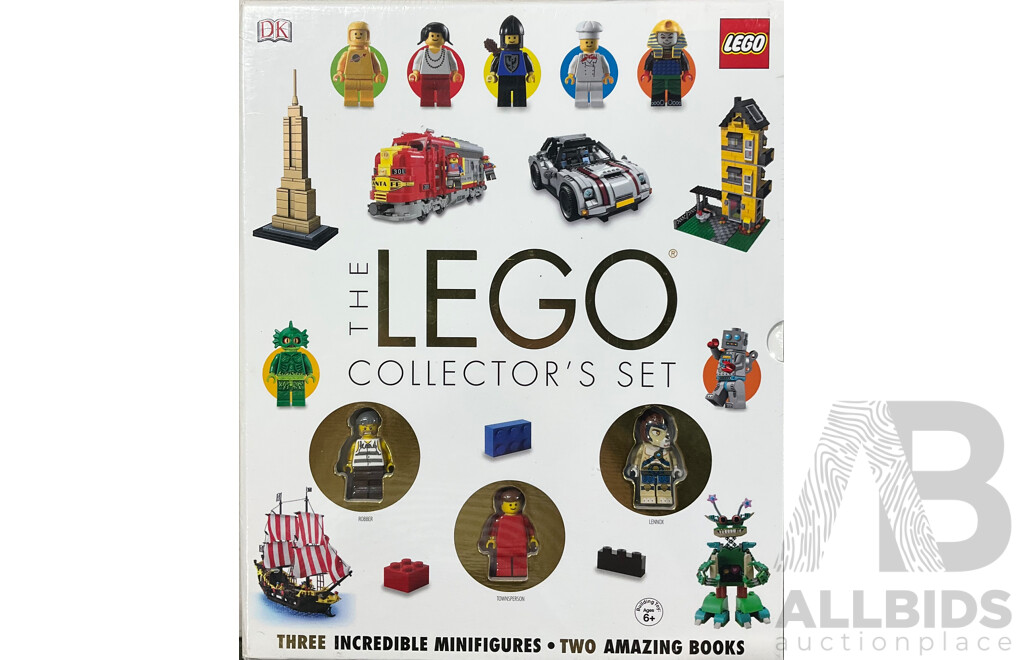 The Lego Collectors Set, with Two Books and Three Minifigures, Sealed