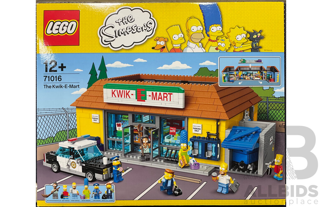 Lego Retried the Simpsons Kwik E Mart Set 71016, Unopened in Box