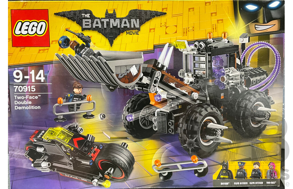 Lego the Batman Movie Two Face Double Demolition Set 70915, Unopened in Box