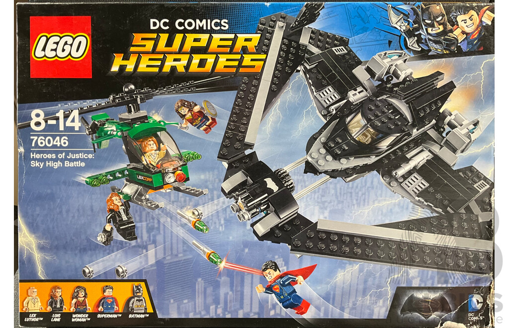 Lego DC Comics Super Heroes Heroes of Justice Sky High Battle Set 76046, Unopened in Box