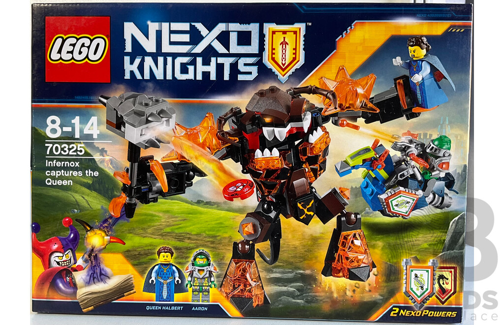 Lego Nexo Knights Infernox Captures the Queen Set 70325, Unopened in Box