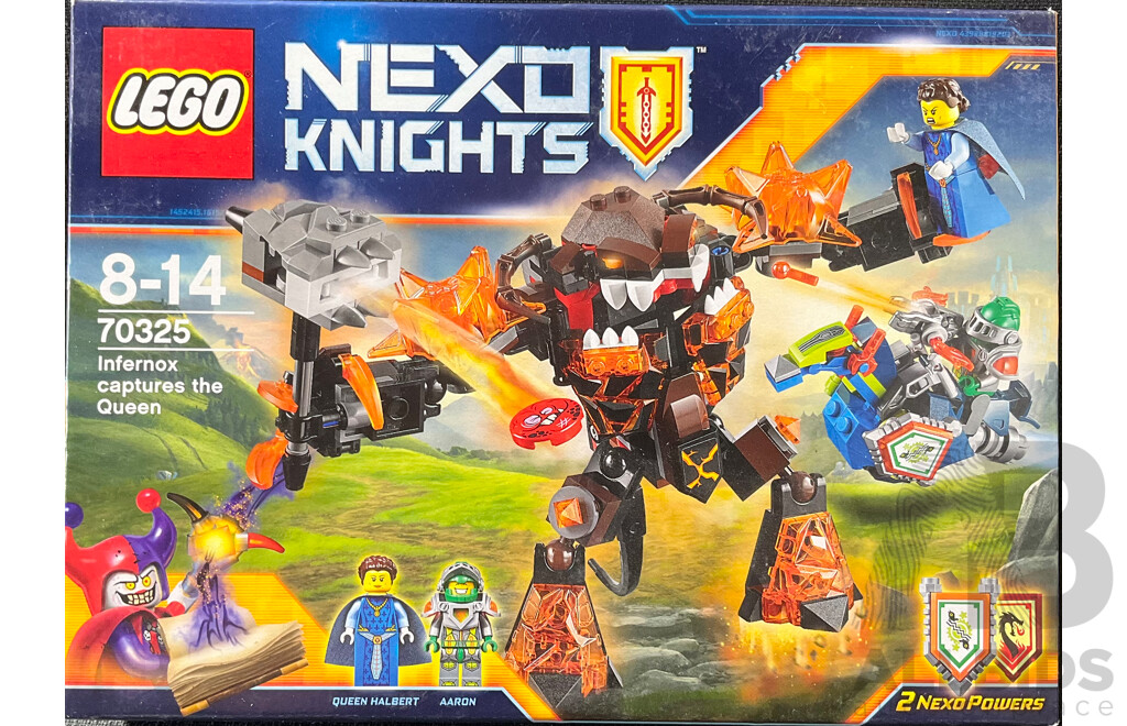 Lego Nexo Knights Infernox Captures the Queen Set 70325, Unopened in Box