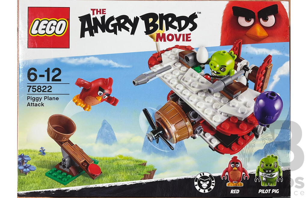 Lego the Angry Birds Piggy Plane Attack Set 75822, Unopened in Box