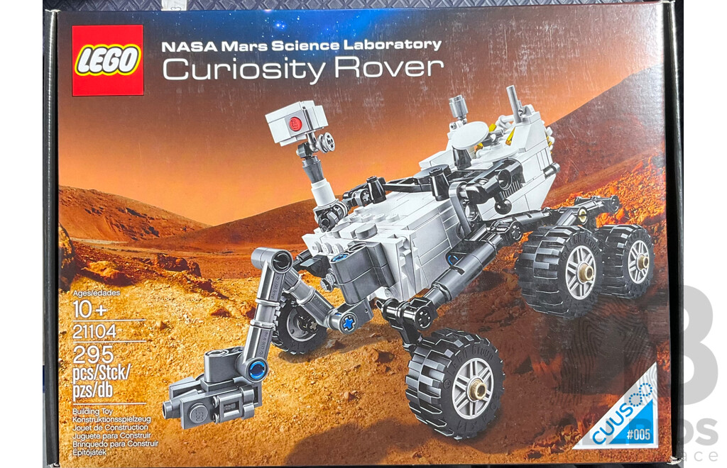 Lego NASA Mars Science Laboratory Curiosity Rover Retired Set 21104, Unopened in Box