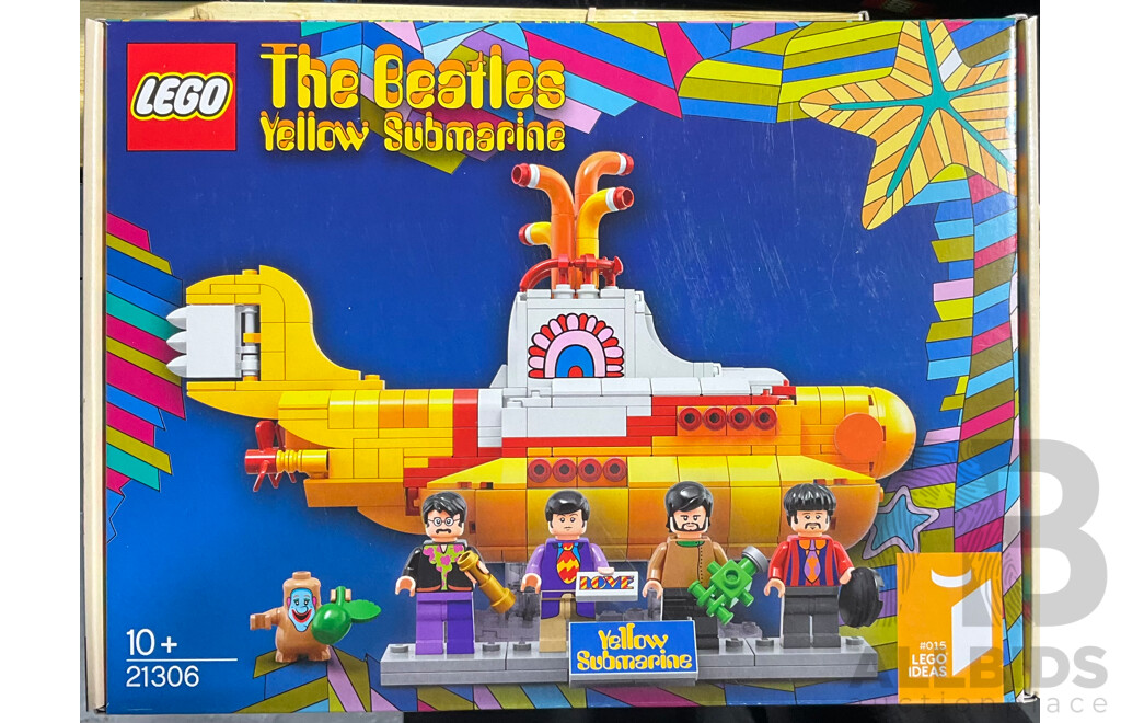 Lego the Beatles Yellow Submarine Retired Set 21306, Unopened in Box