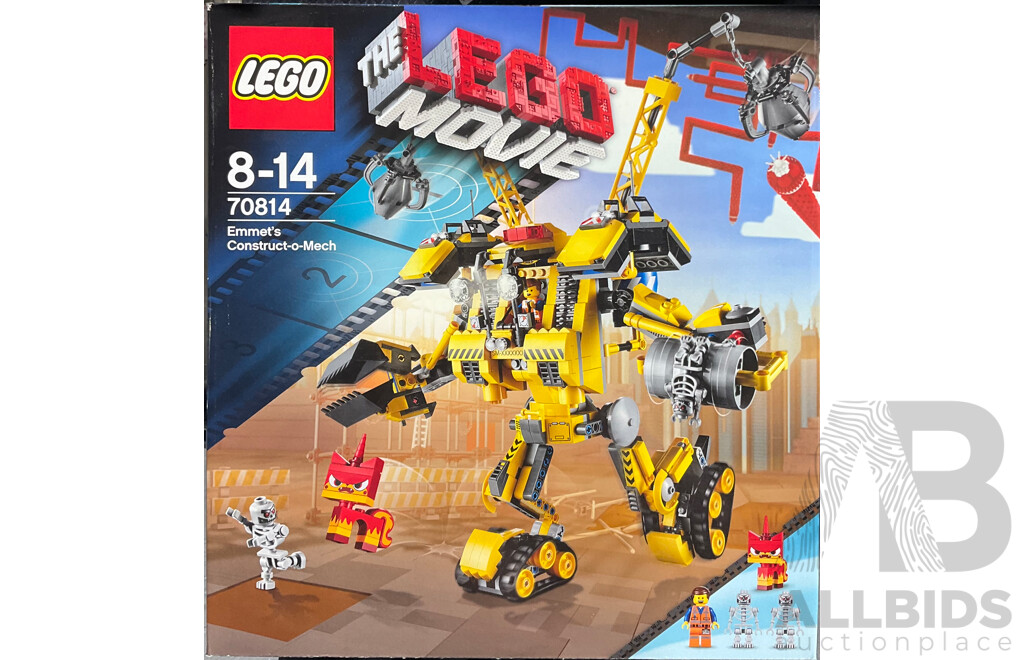 Lego the Lego Movie Emmets Constuct O Mec Retired Set 70814, Unopened in Box