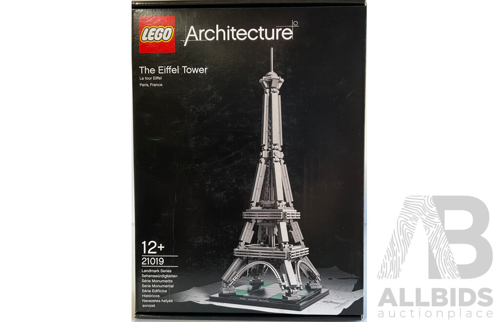 Lego Architecture the Eiffel Tower Retired Set 21019, Unopened in Box