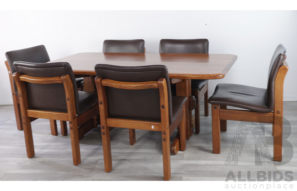 Vintage Nordic Design Furniture Dining Suite