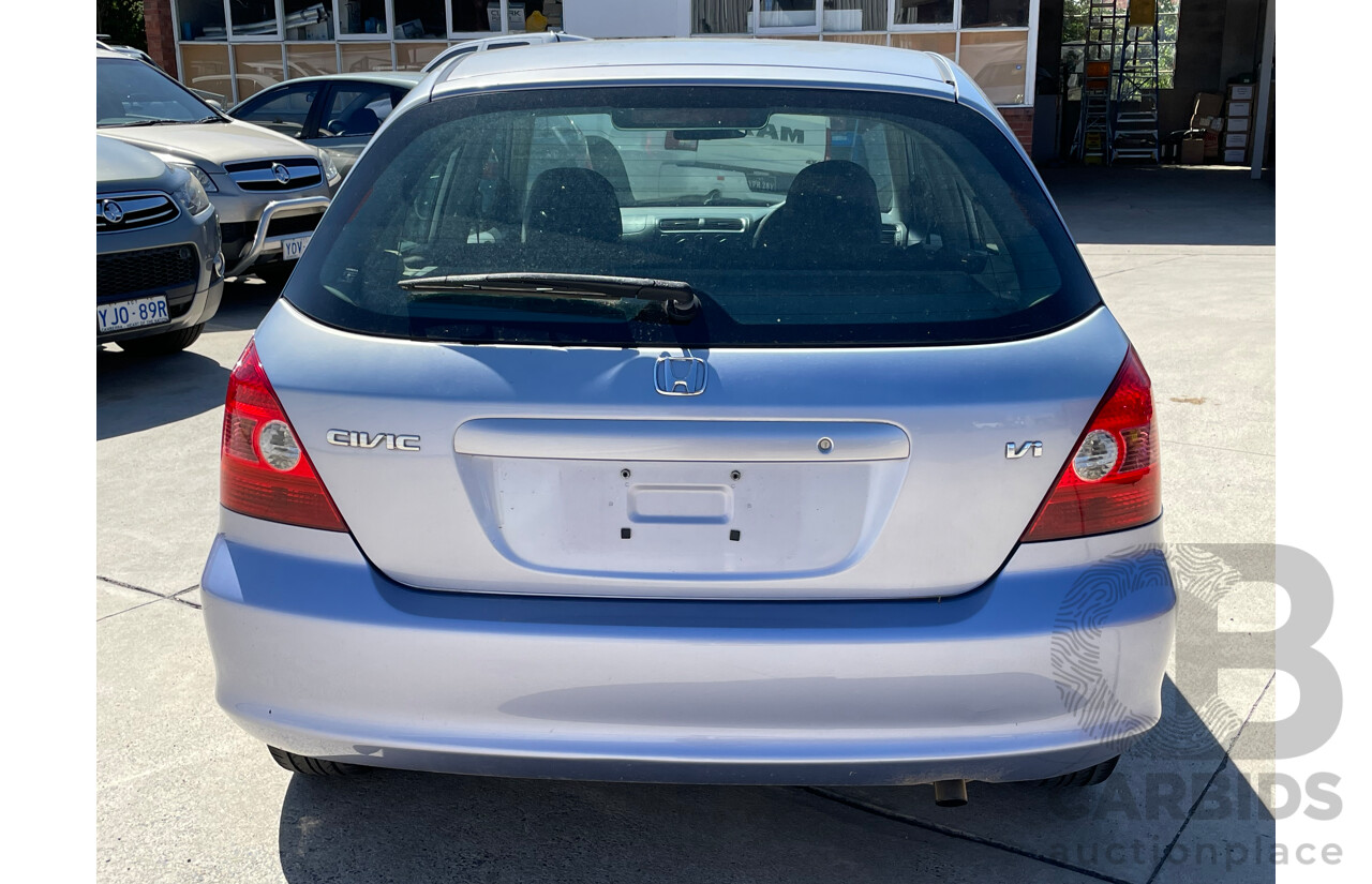 10/2000 Honda Civic Vi 7TH GEN 5d Hatchback Blue 1.7L