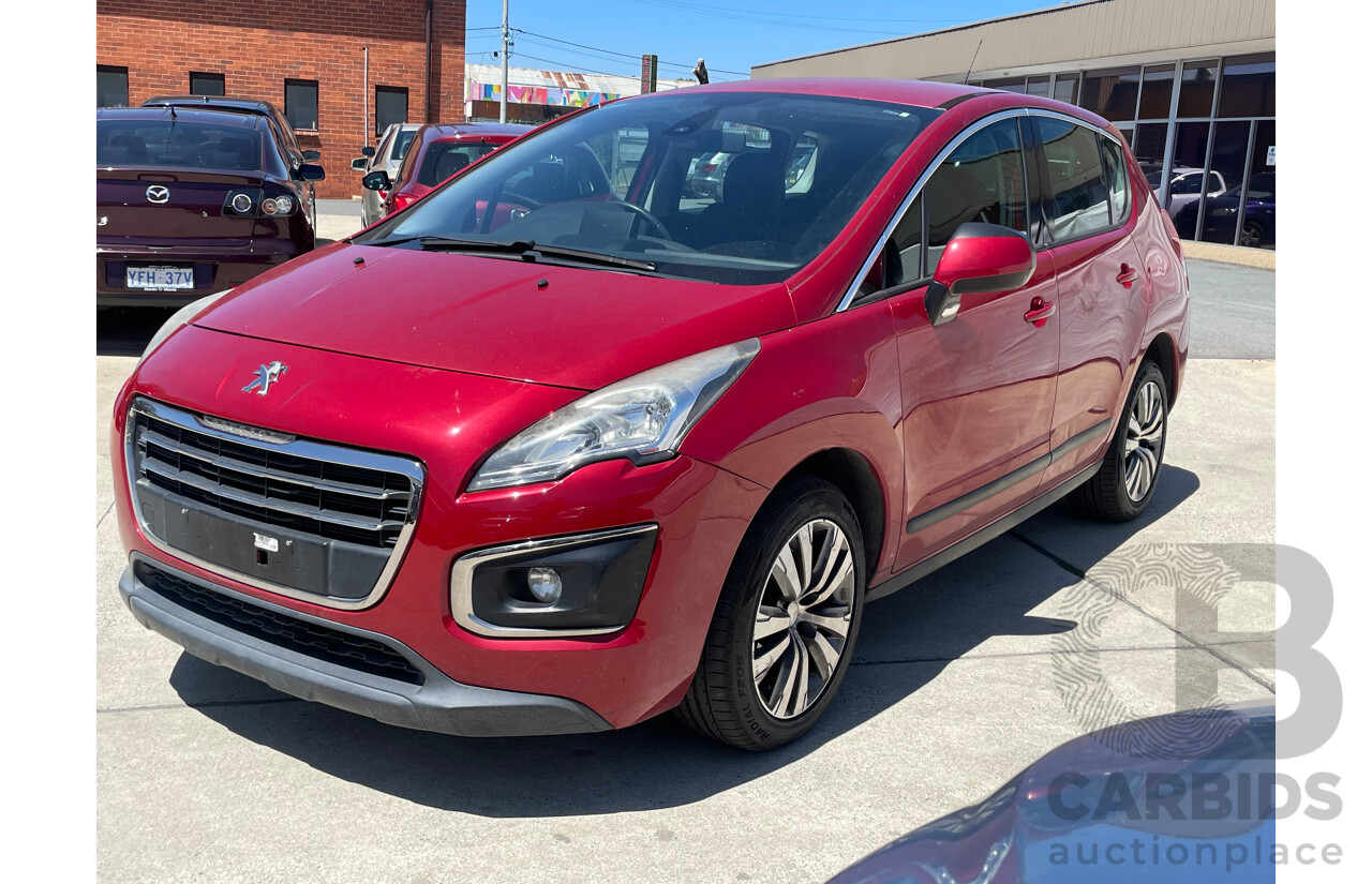 6/2016 Peugeot 3008 Active 1.6 MY15 4d Wagon Red 1.6L
