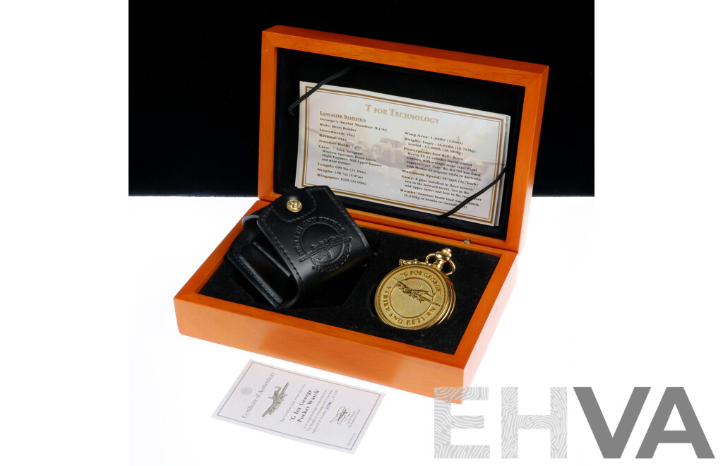 The Bradford Exchange Boxed G for George Pocket Watch