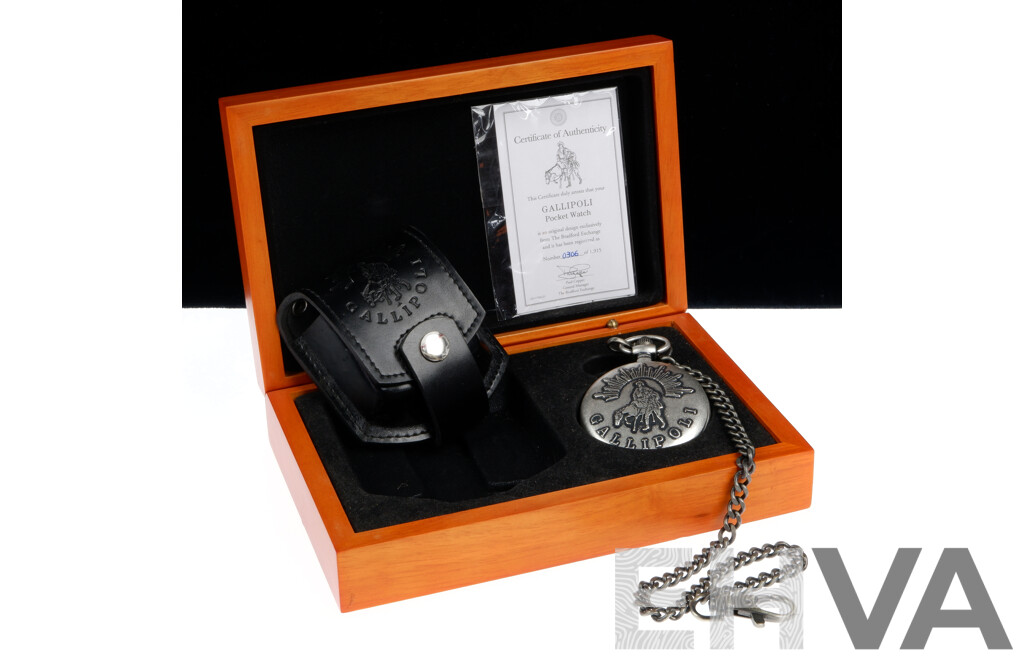 The Bradford Exchange Boxed Gallipoli Pocket Watch