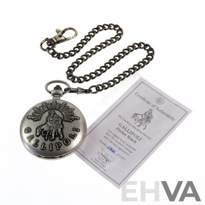 The Bradford Exchange Boxed Gallipoli Pocket Watch