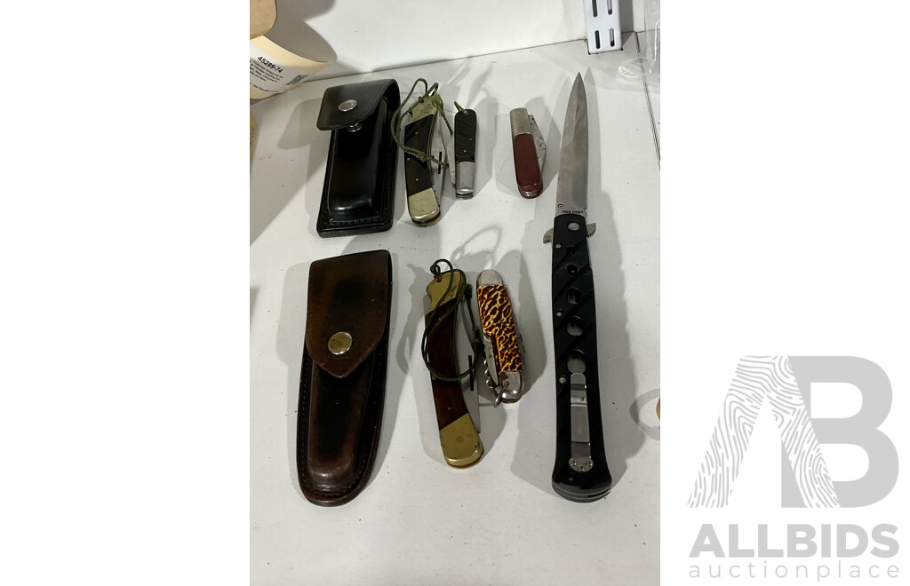 Collection of Six Pocket Knives