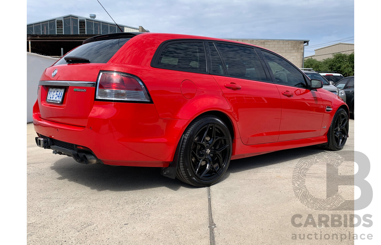 2/2011 Holden Commodore SV6 VE II 4d Sportwagon Red 3.6L