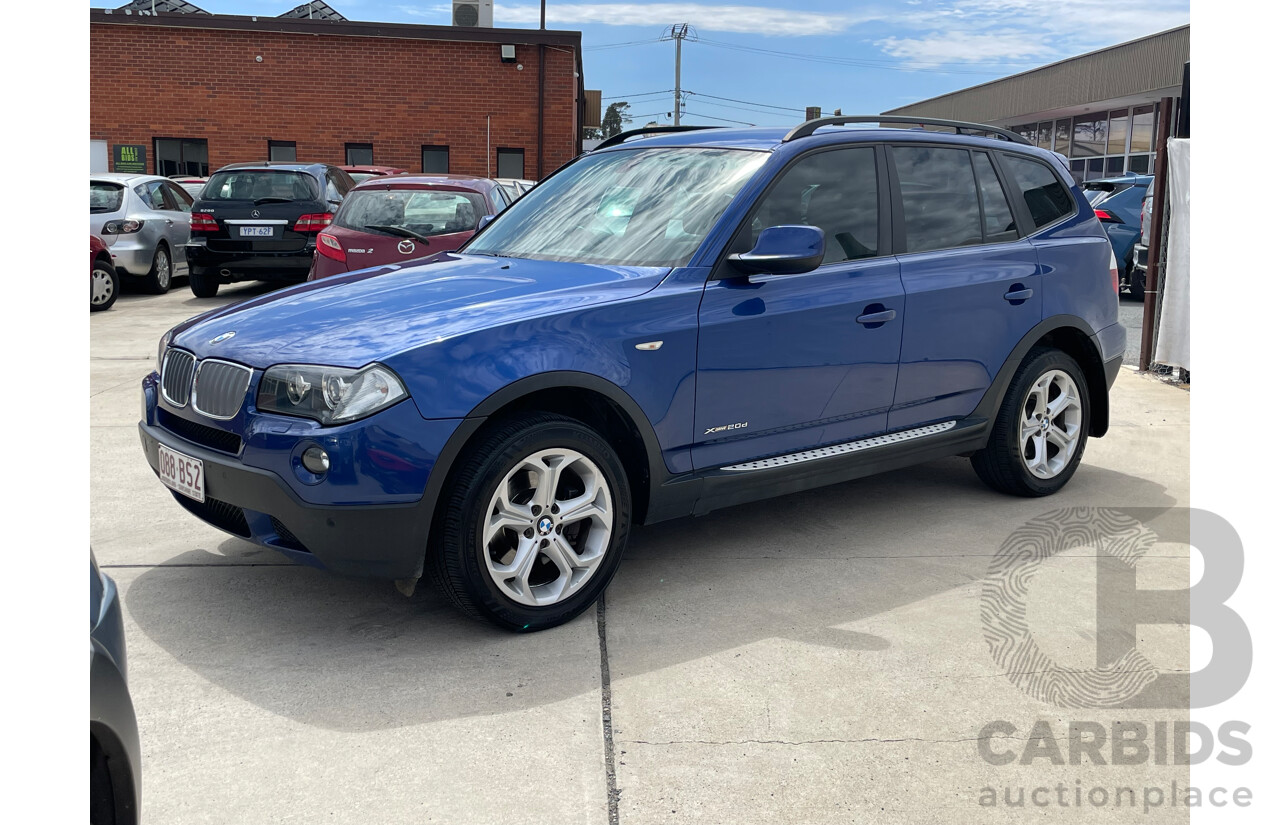 11/2009 Bmw X3 Xdrive 20D Lifestyle E83 MY09 4d Wagon Blue 2.0L