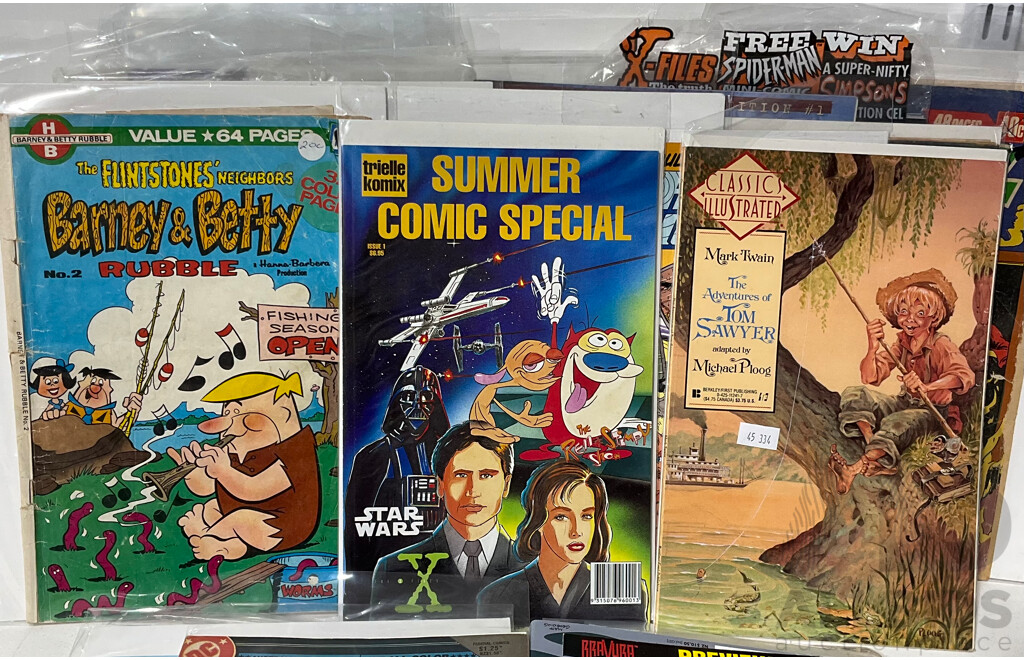 Collection of Approximately Fifty Varied Comic Books Including DC, Harvey World and Archie Romance Series