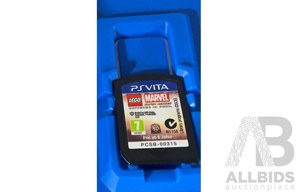 Very Large Collection of PSVITA and PSP Games, Alongside Three Sega Cartridges