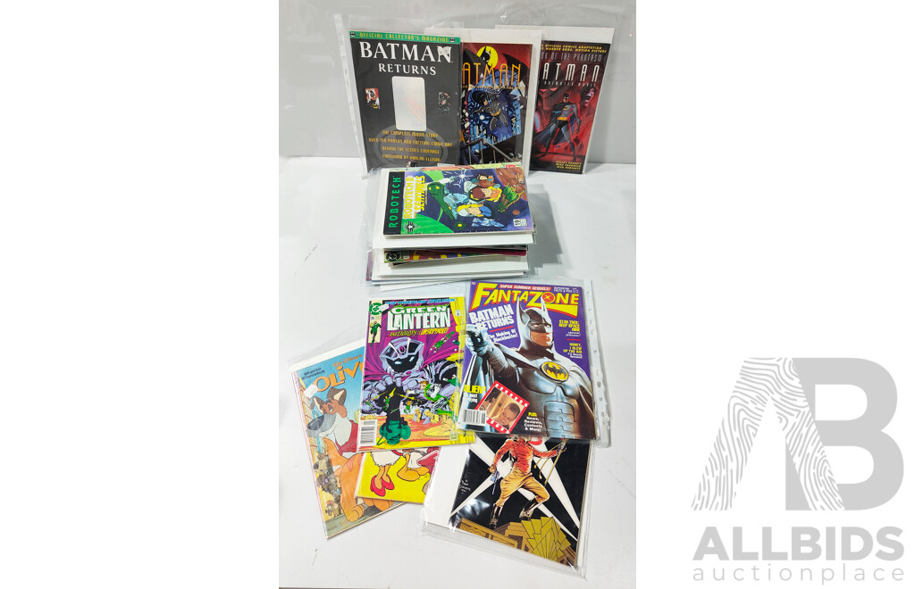 Mixed Collection of Comics Including Disney, DC Green Lantern, DC Batman and More