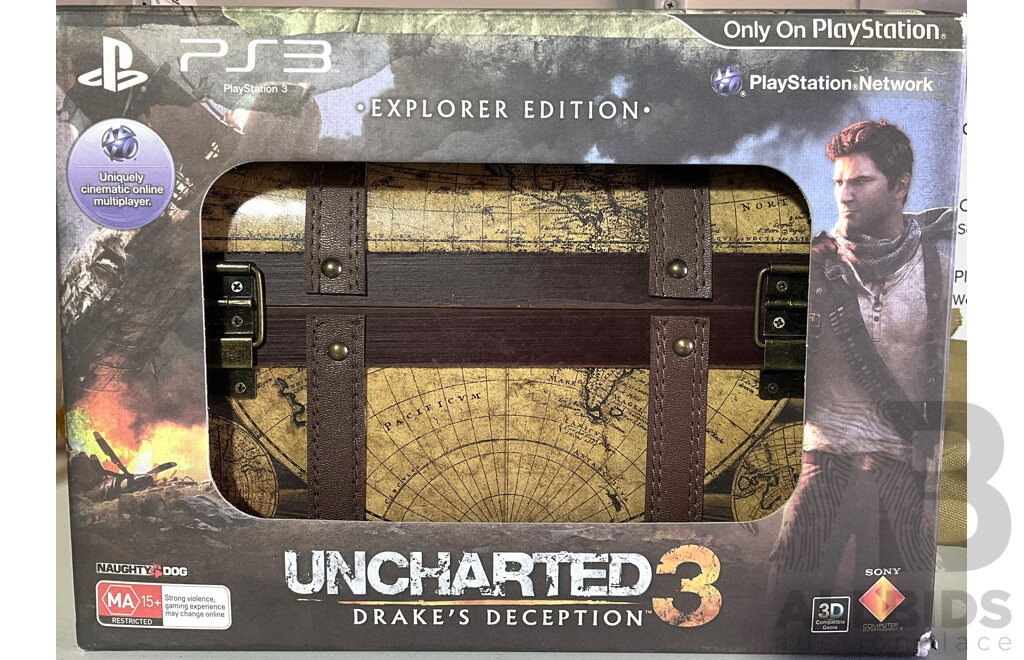 Uncharted 3: Drake's Deception Explorer Edition Box for PS3