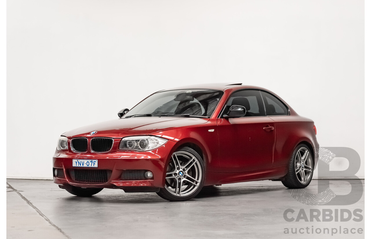 6/2012 BMW 120i M-Sport Package E82 MY12 2d Coupe Red 2.0L