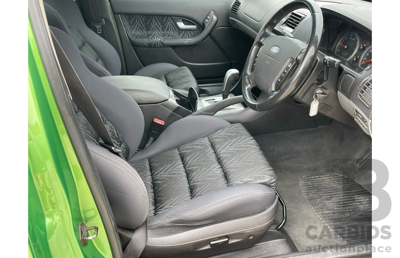 6/2004 Ford Falcon XR6 BA Utility Green 4.0L