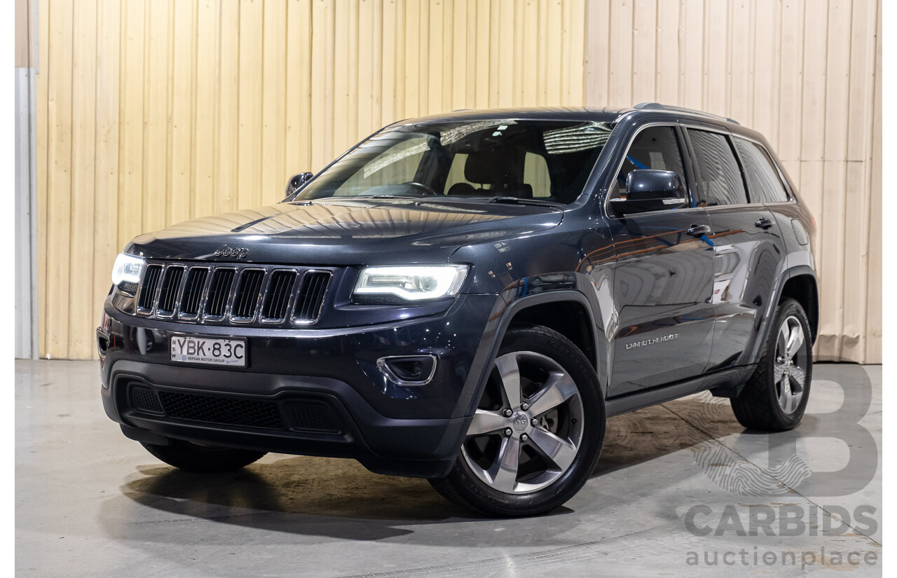 10/2013 Jeep Grand Cherokee Laredo (4x4) WK MY14 4d Wagon Metallic Blue Turbo Diesel V6 3.0L