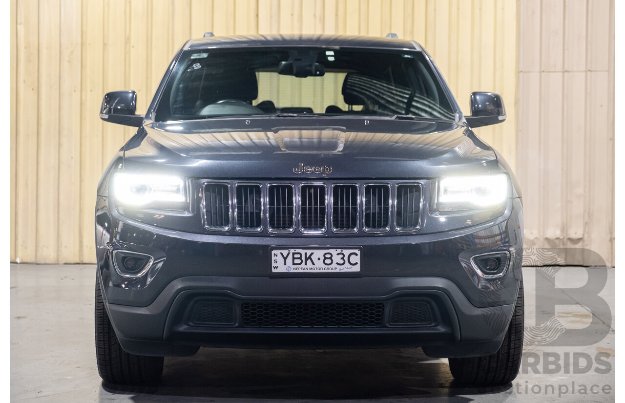 10/2013 Jeep Grand Cherokee Laredo (4x4) WK MY14 4d Wagon Metallic Blue Turbo Diesel V6 3.0L