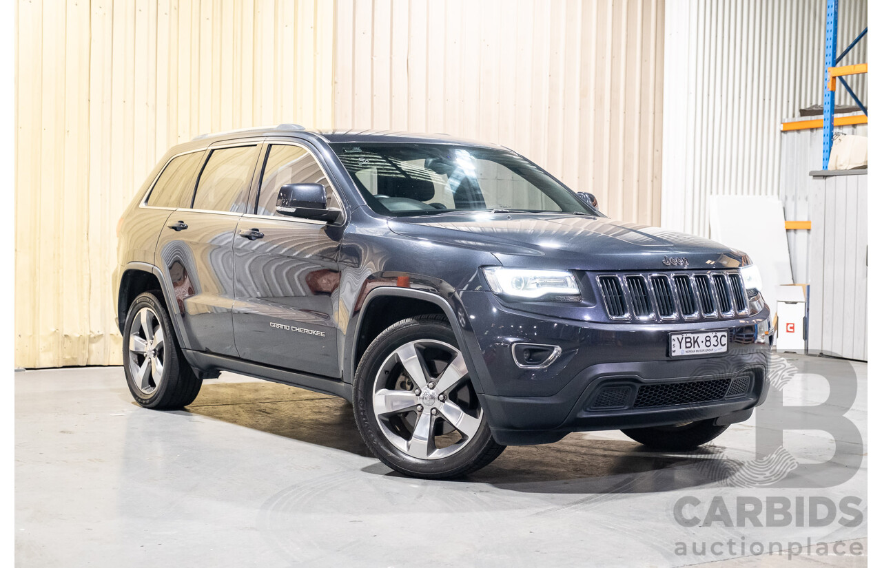 10/2013 Jeep Grand Cherokee Laredo (4x4) WK MY14 4d Wagon Metallic Blue Turbo Diesel V6 3.0L