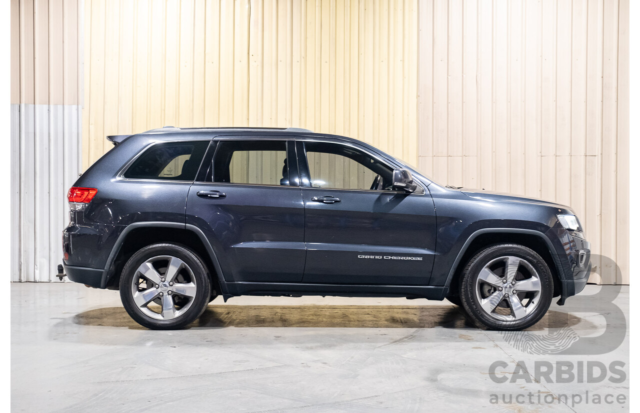 10/2013 Jeep Grand Cherokee Laredo (4x4) WK MY14 4d Wagon Metallic Blue Turbo Diesel V6 3.0L