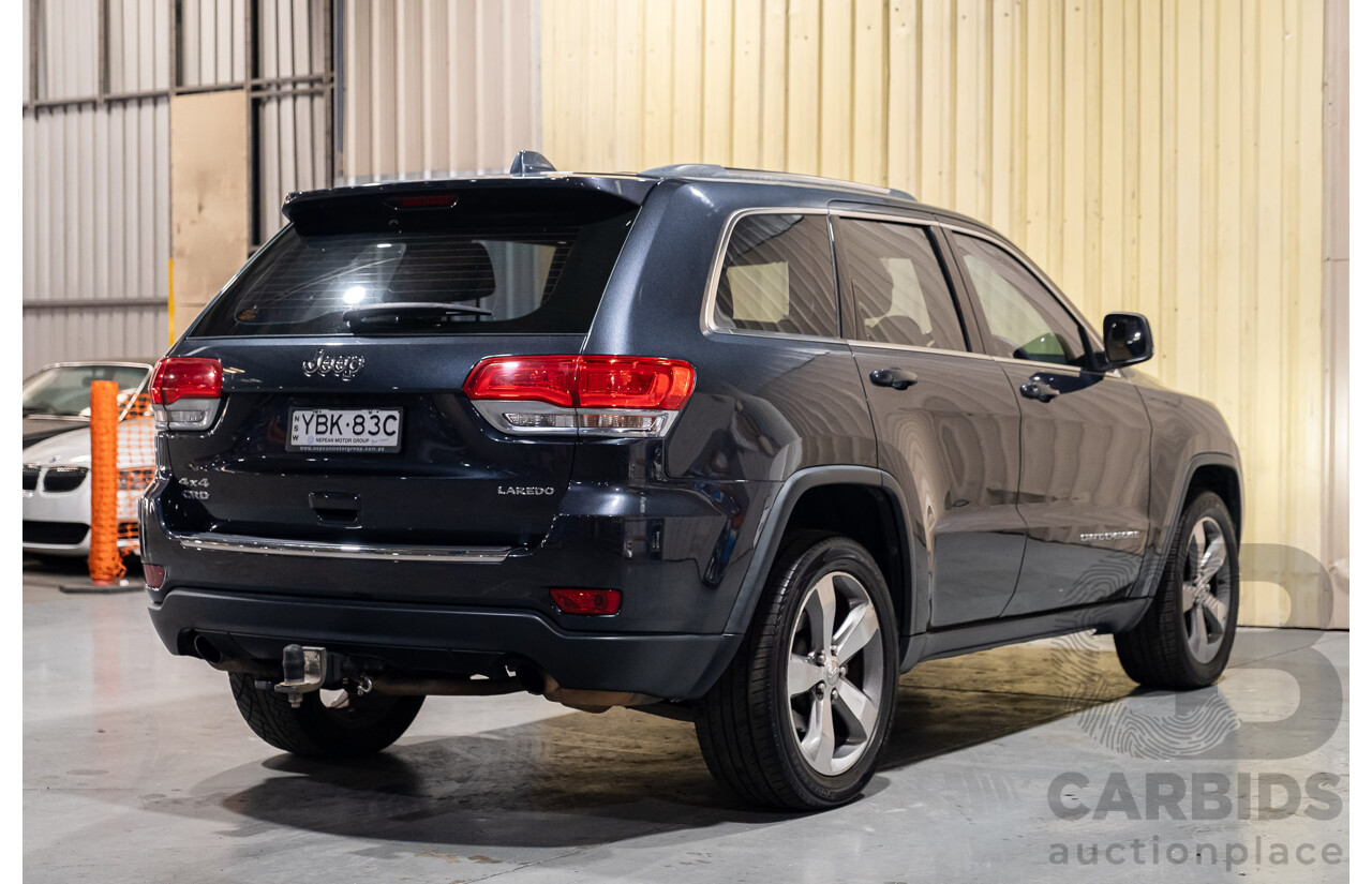 10/2013 Jeep Grand Cherokee Laredo (4x4) WK MY14 4d Wagon Metallic Blue Turbo Diesel V6 3.0L