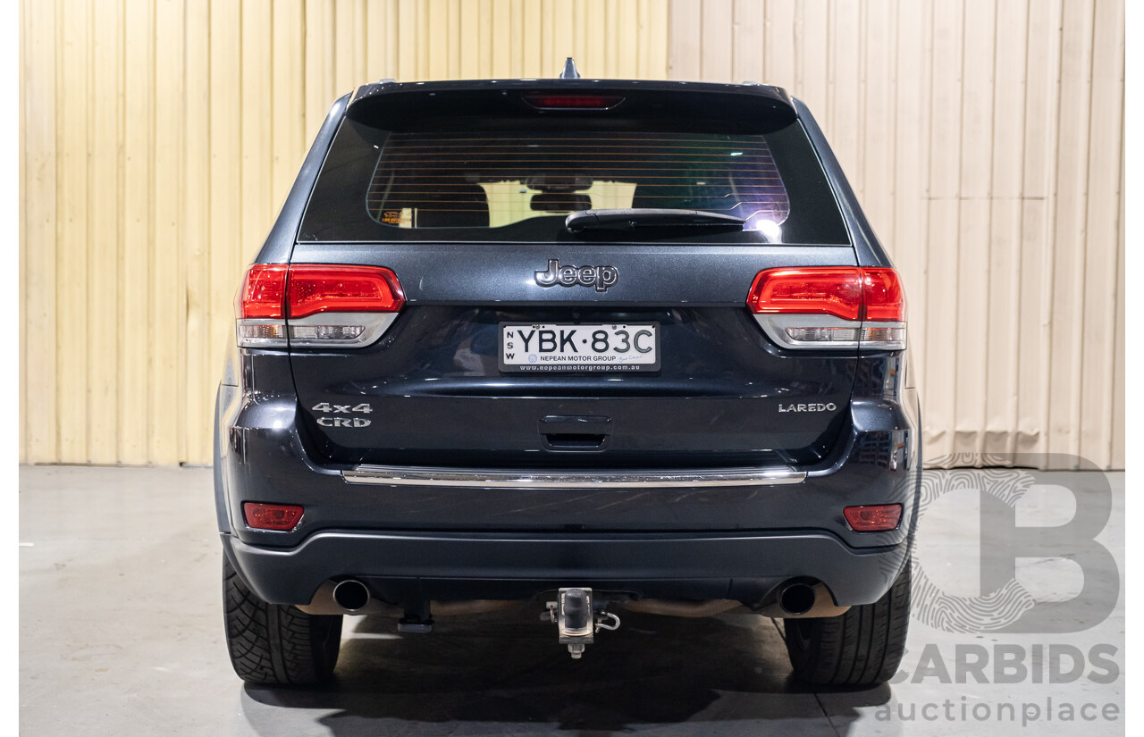 10/2013 Jeep Grand Cherokee Laredo (4x4) WK MY14 4d Wagon Metallic Blue Turbo Diesel V6 3.0L