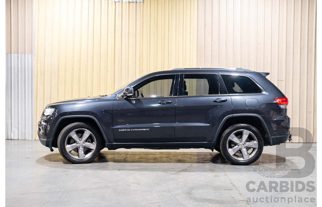 10/2013 Jeep Grand Cherokee Laredo (4x4) WK MY14 4d Wagon Metallic Blue Turbo Diesel V6 3.0L