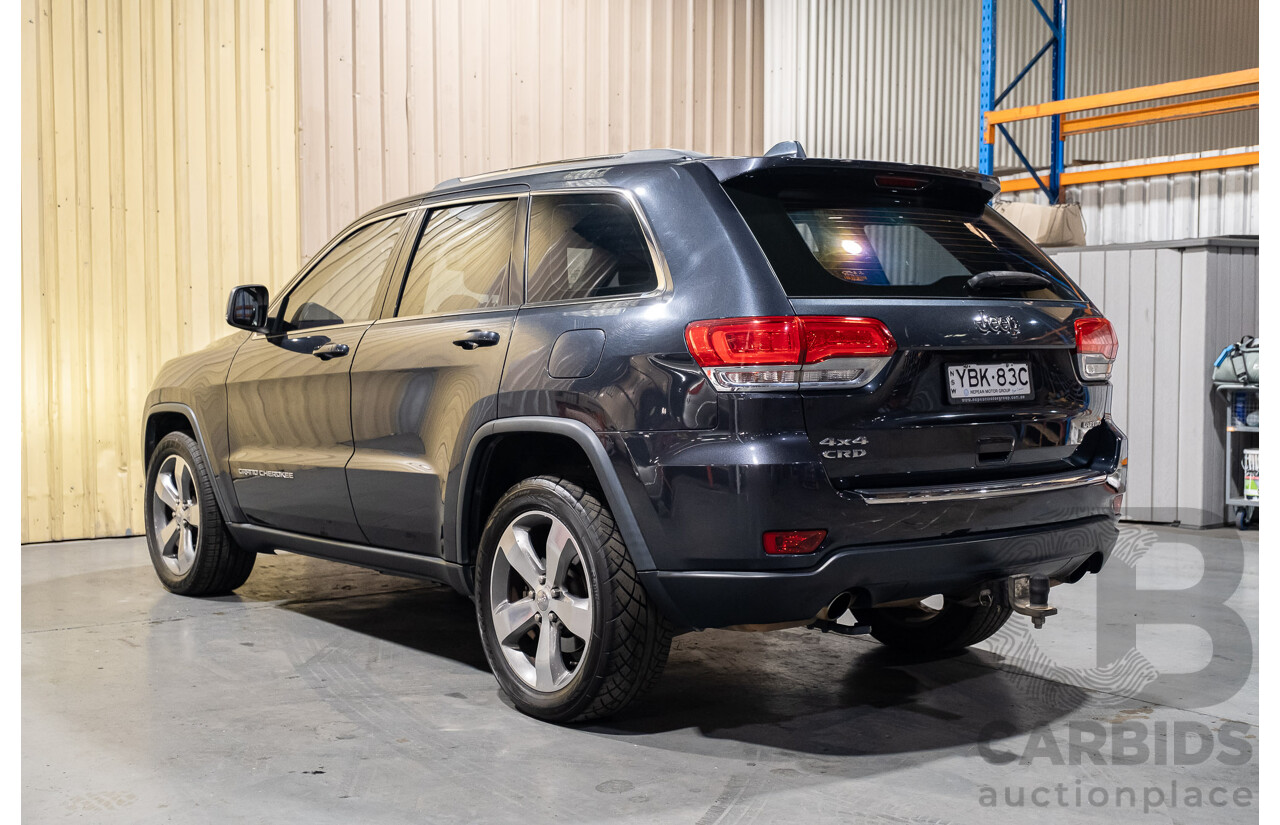 10/2013 Jeep Grand Cherokee Laredo (4x4) WK MY14 4d Wagon Metallic Blue Turbo Diesel V6 3.0L