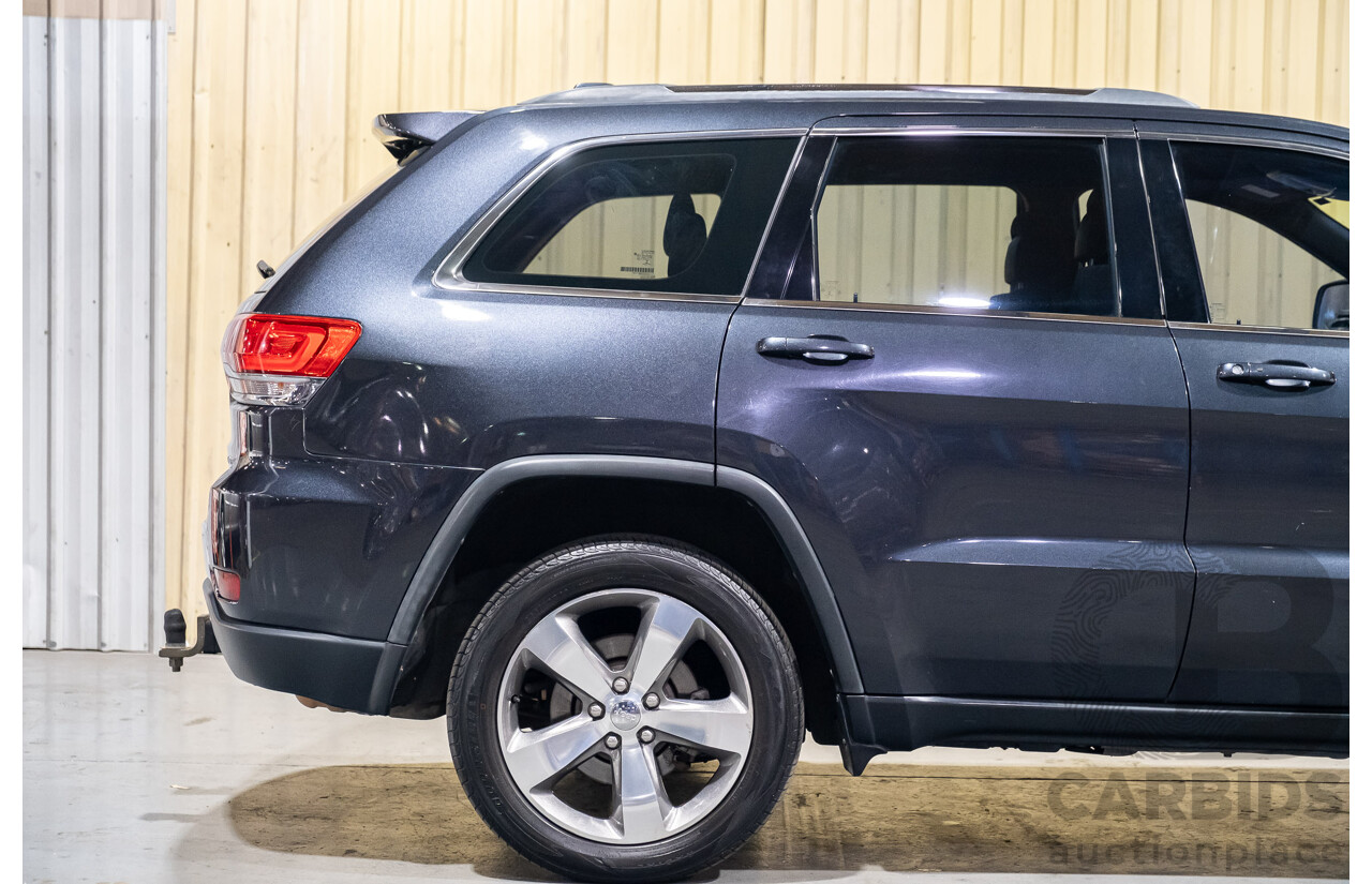 10/2013 Jeep Grand Cherokee Laredo (4x4) WK MY14 4d Wagon Metallic Blue Turbo Diesel V6 3.0L