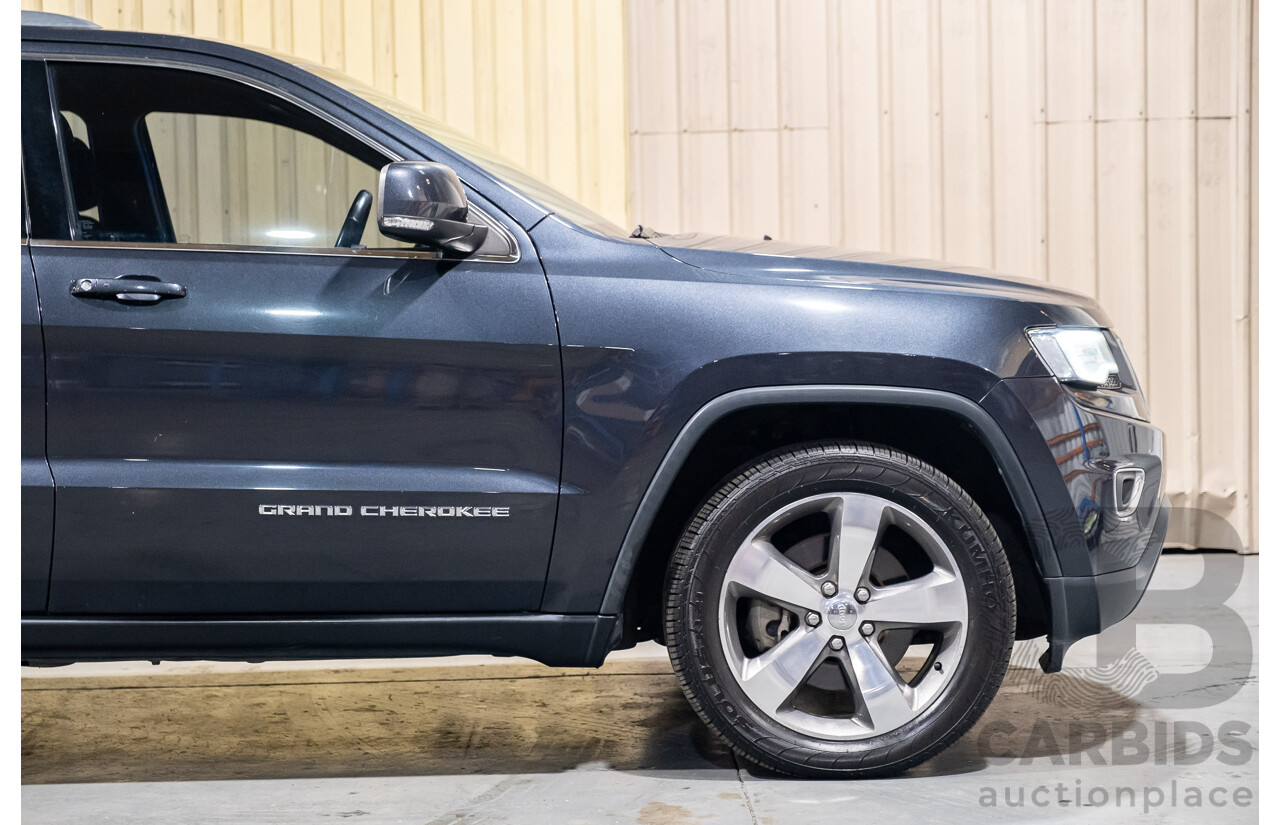 10/2013 Jeep Grand Cherokee Laredo (4x4) WK MY14 4d Wagon Metallic Blue Turbo Diesel V6 3.0L
