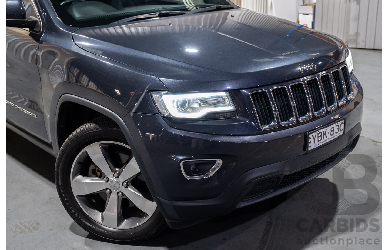 10/2013 Jeep Grand Cherokee Laredo (4x4) WK MY14 4d Wagon Metallic Blue Turbo Diesel V6 3.0L
